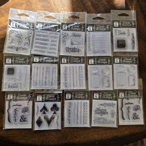 studio g* 15 Stamps - VINTAGE SET